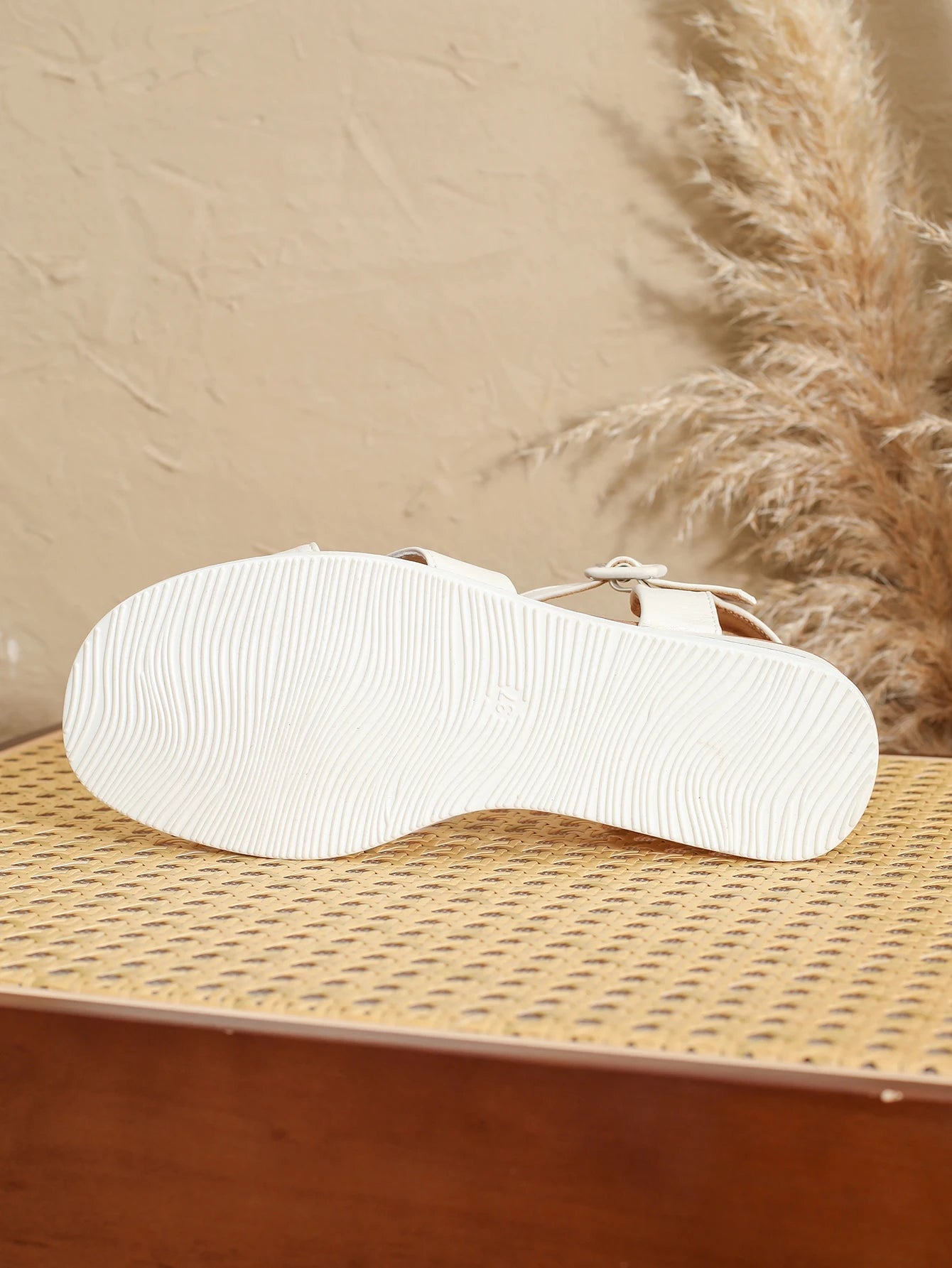 Women Low Heel Ankle Wrap Sandals