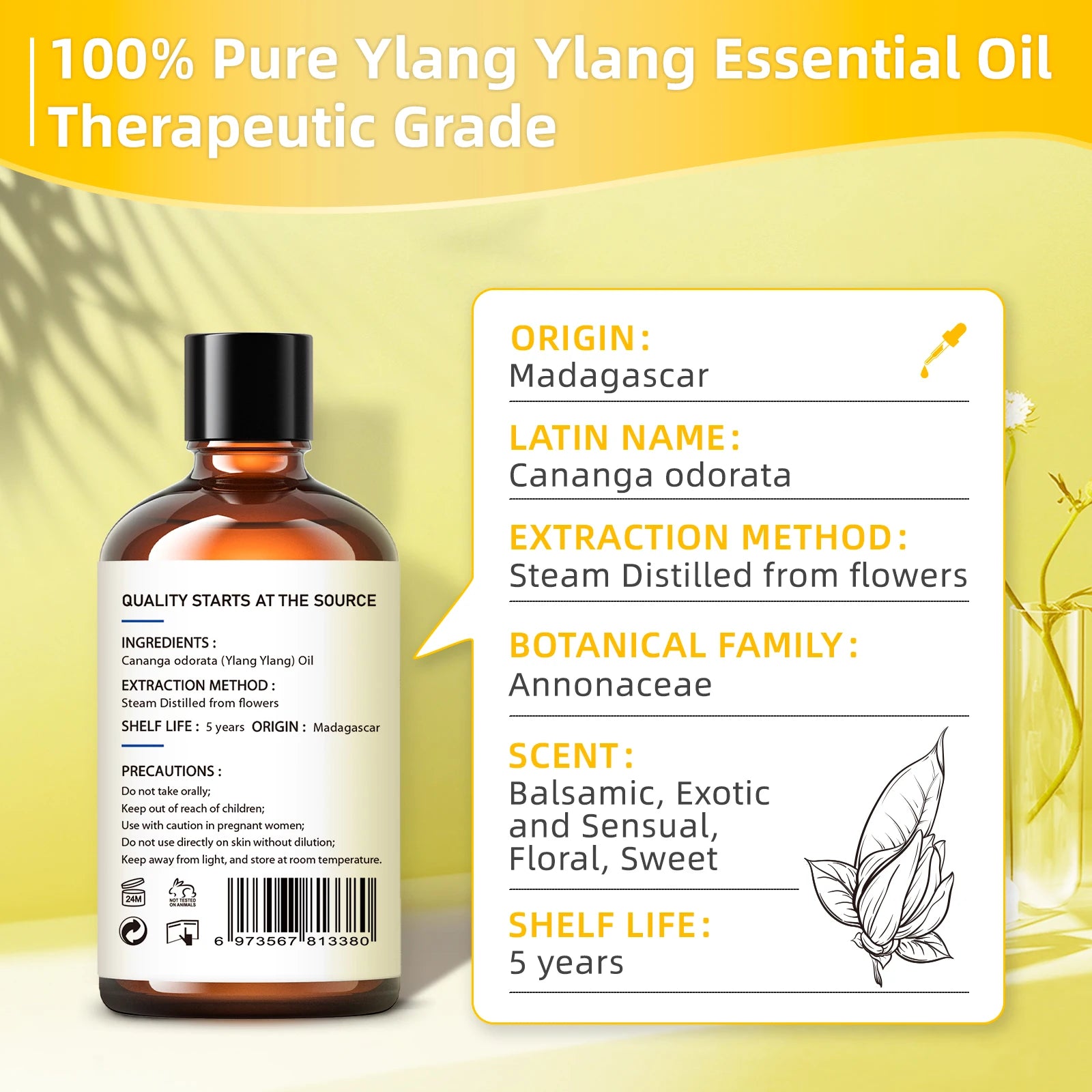 Ylang Ylang Pure Essential Oil