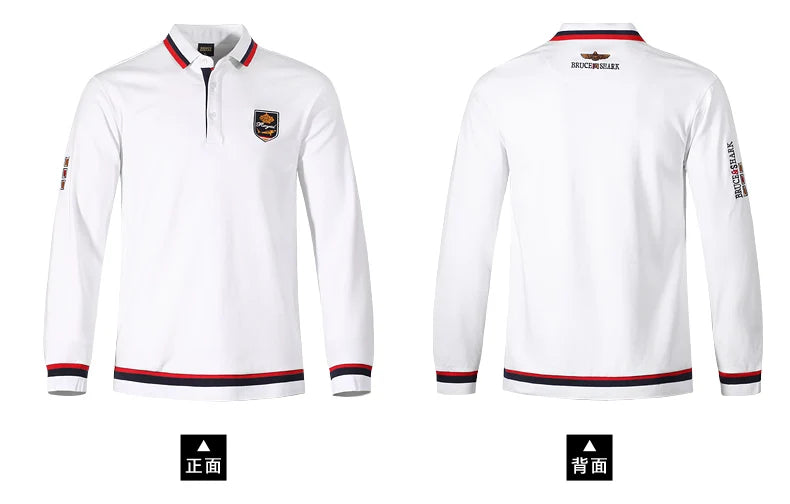 Thick Cotton Embroidered Polo Shirt