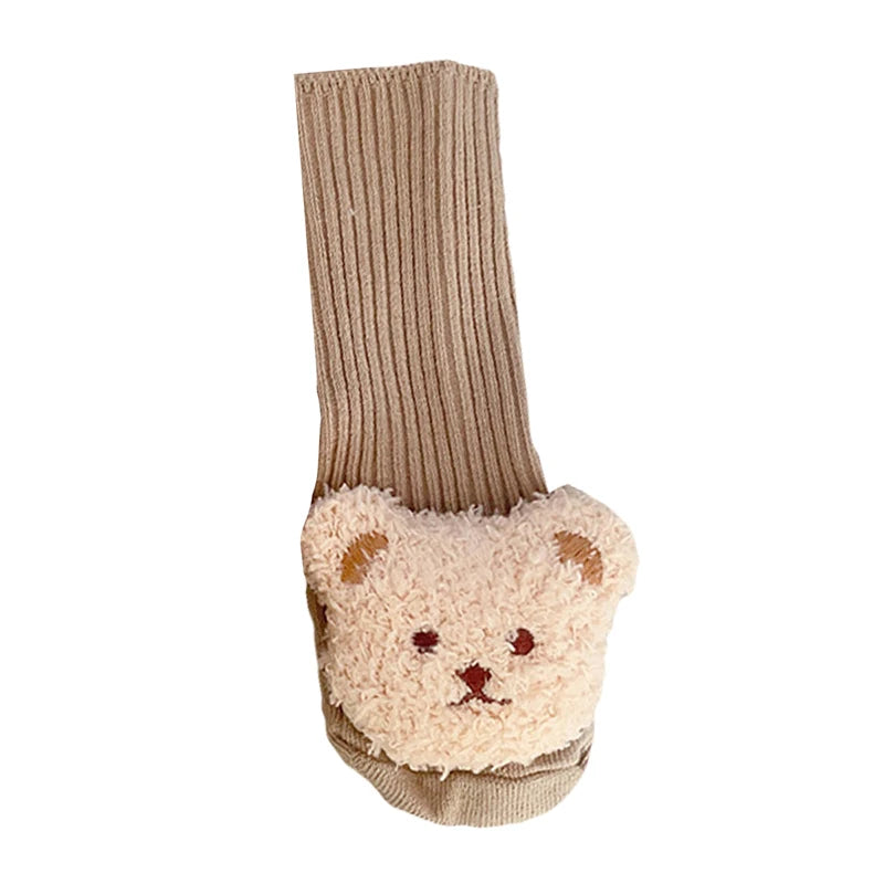 Cartoon Bear Infant Knit Socks