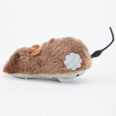 Lifelike Plush Running Mouse Toy