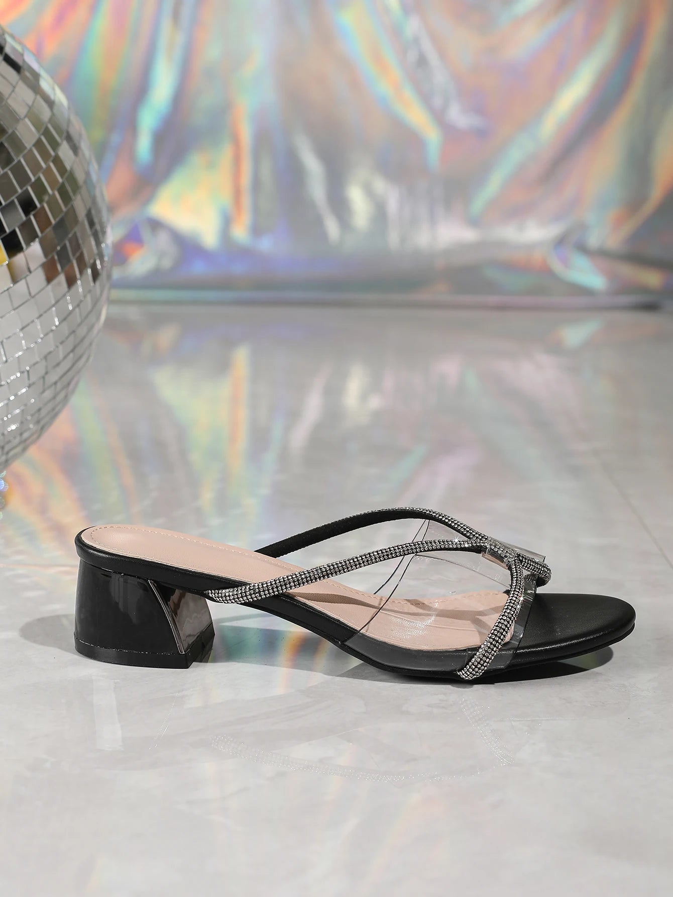 Women Braided Block Heel Sandals