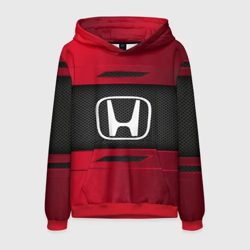 Racing Style Long Sleeve Hoodie