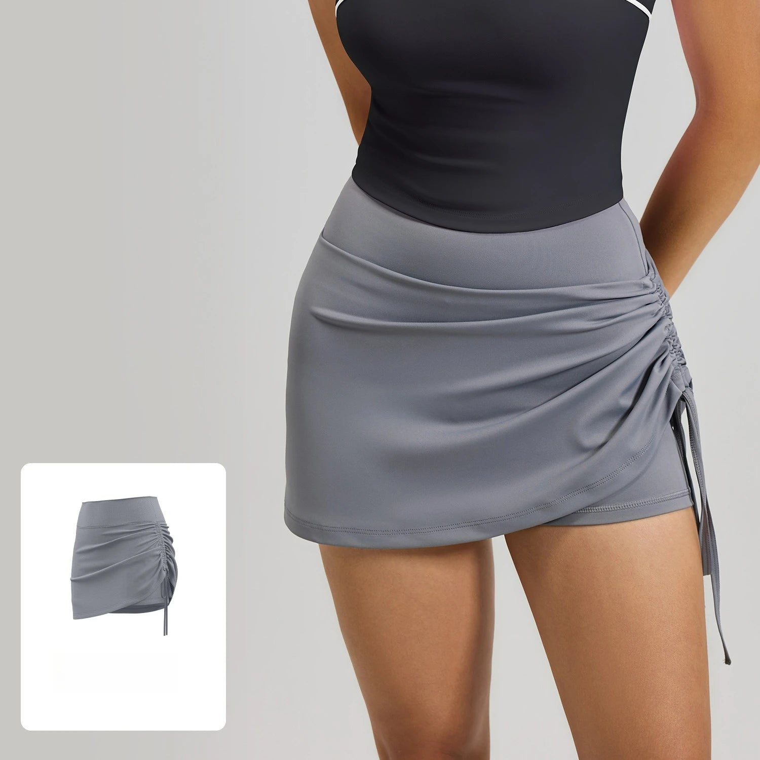 High Elastic Sports Skirt Shorts
