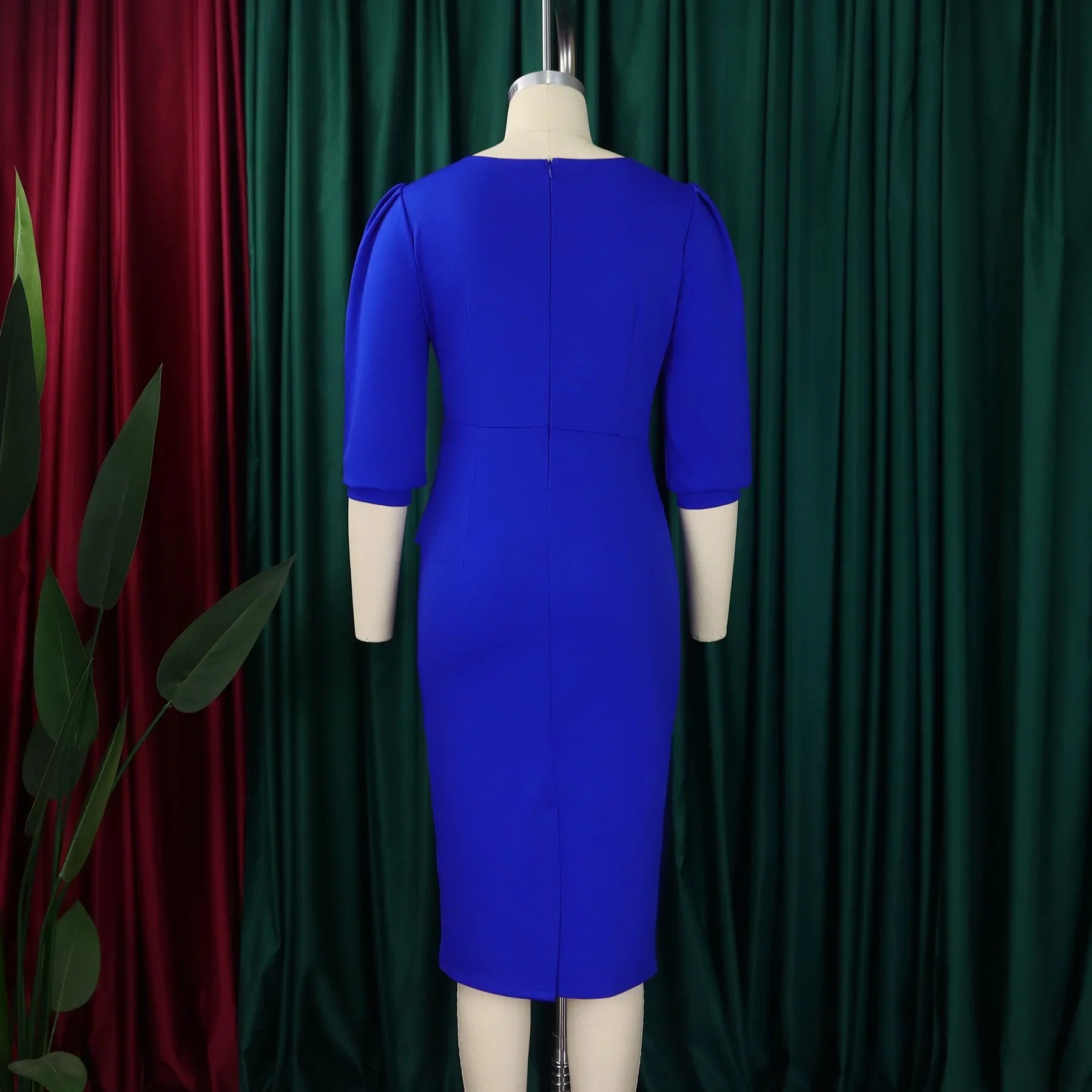 Sheath Half Sleeve Office Dress