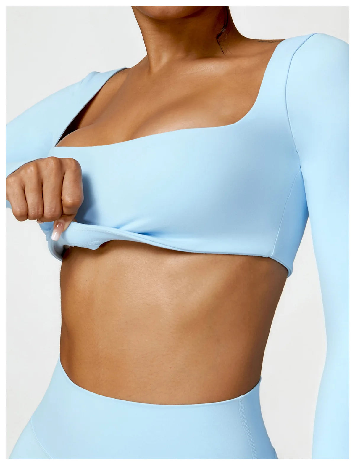 Summer 2PCS Yoga Suit Sports Set Women Quick-Dry Gym Set Women Tracksuit Running Workout Long Sleeve Sports Shirt Yoga Clothing