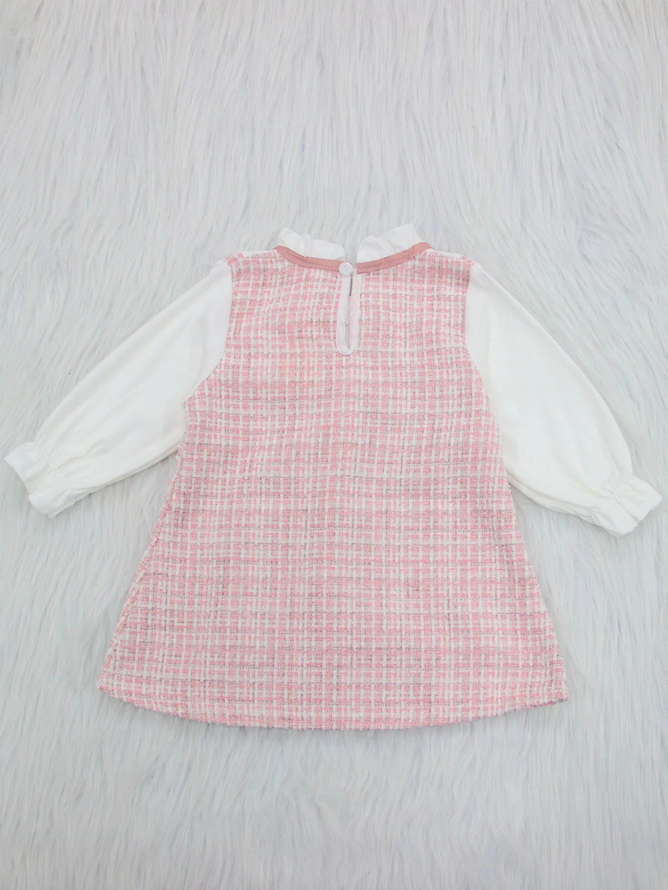 Cute Bow Plaid Baby Dress