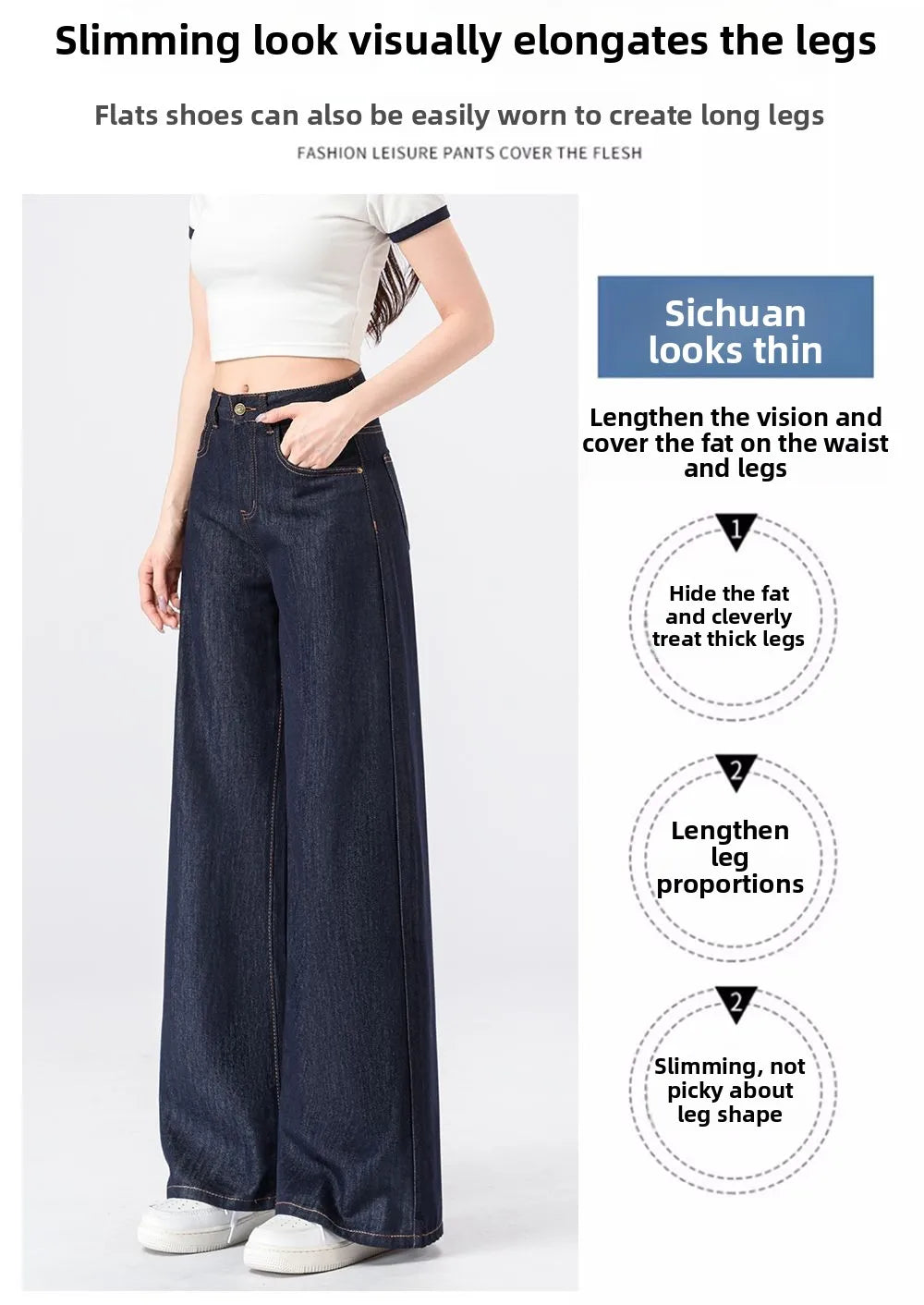 Women's Lightweight Wide Leg Straight-Leg Jeans Stylish and Comfortable Denim Pants for Effortless Fashion Summer Thin Trousers