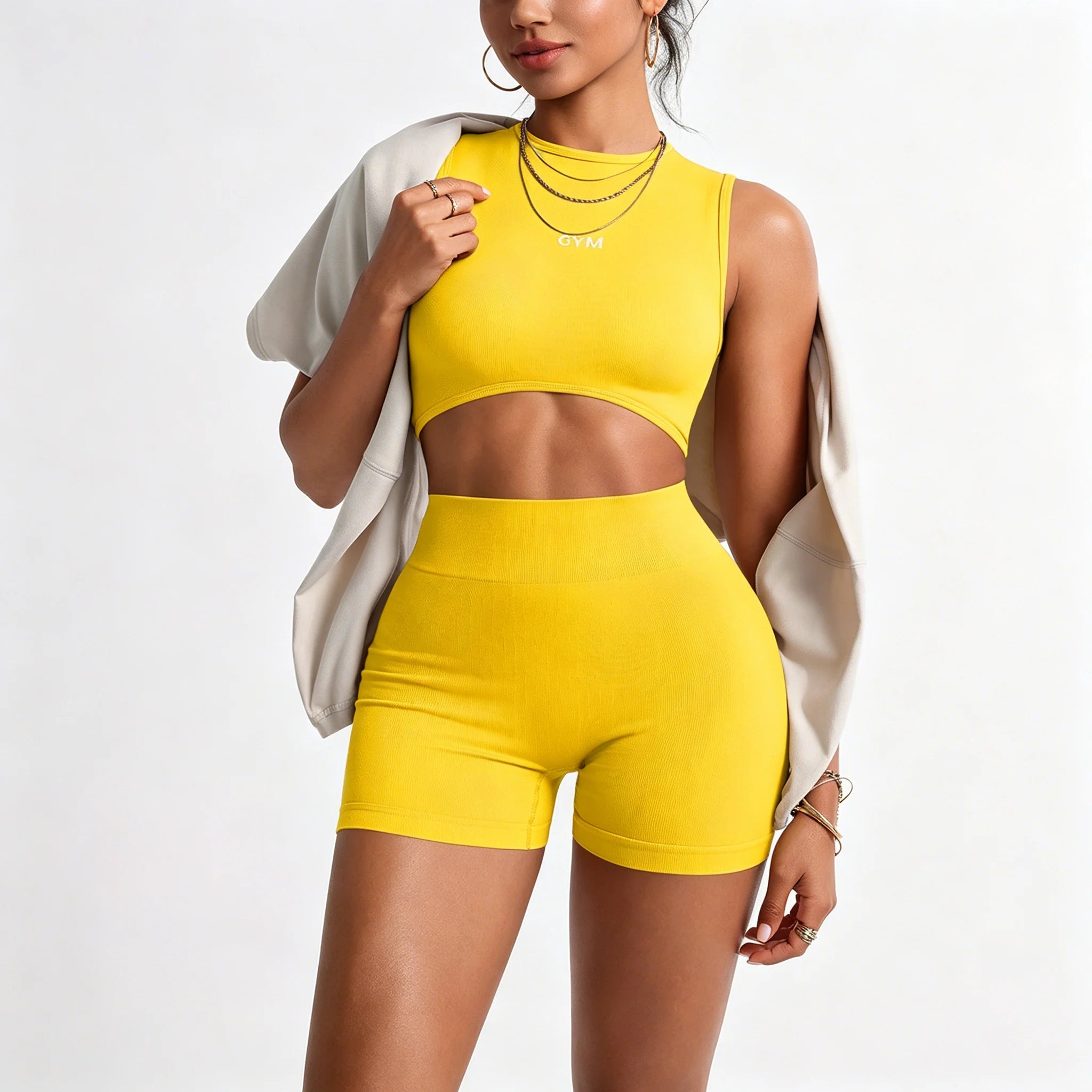 LEOSOXS 2pcs Seamless Yoga Set Gym Clothes Athletic Wear Yoga Suits Women Fitness Set Tracksuits Sports Bra Leggings Sportswear