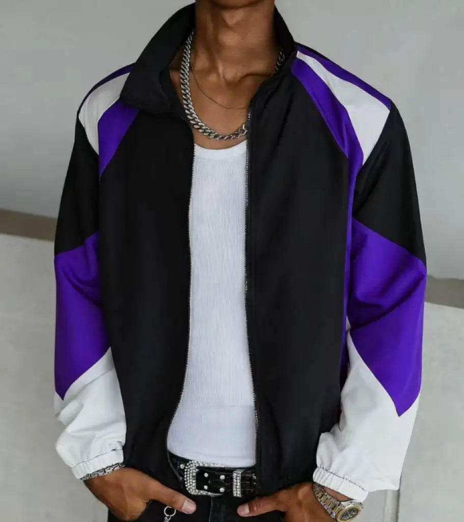 Lightweight Color Block Jacket