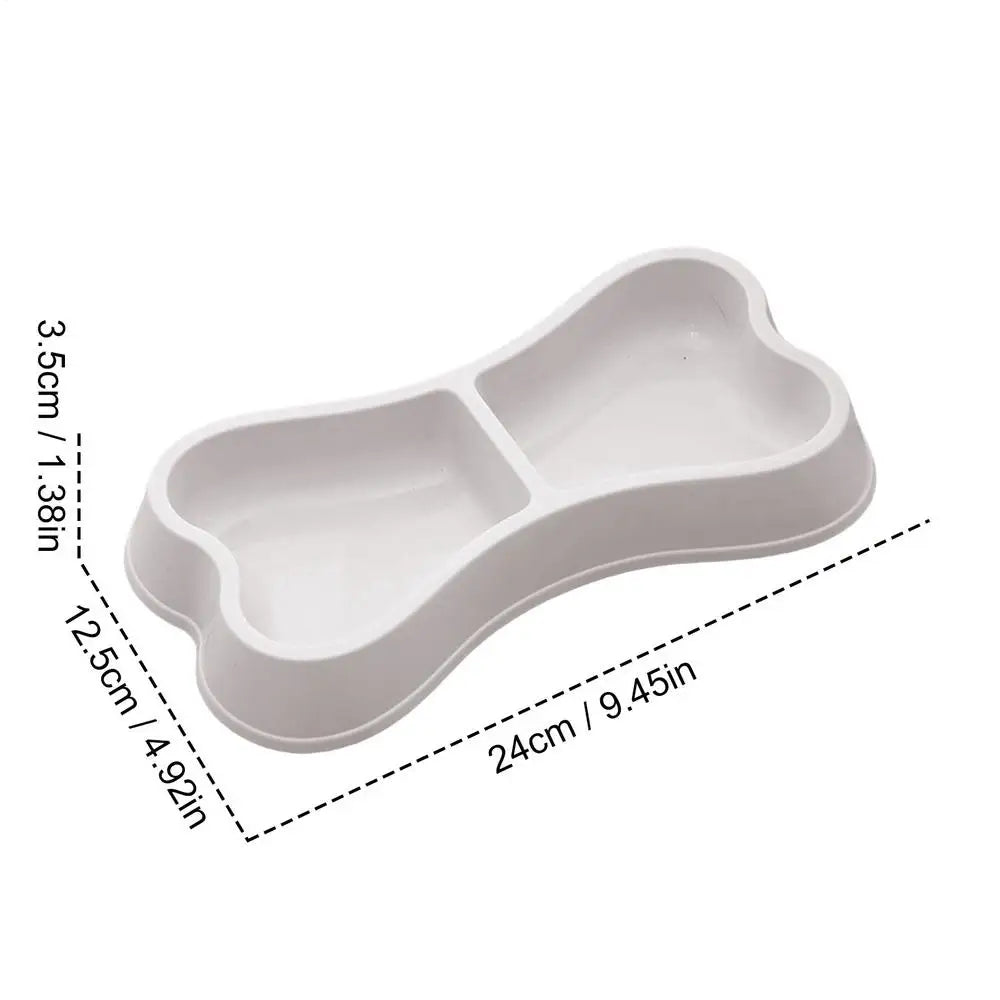 Bone Shaped 2-in-1 Feeding Set