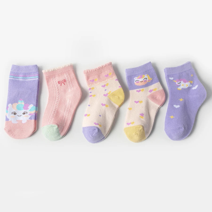 Unicorn Cartoon Kids Sock Set