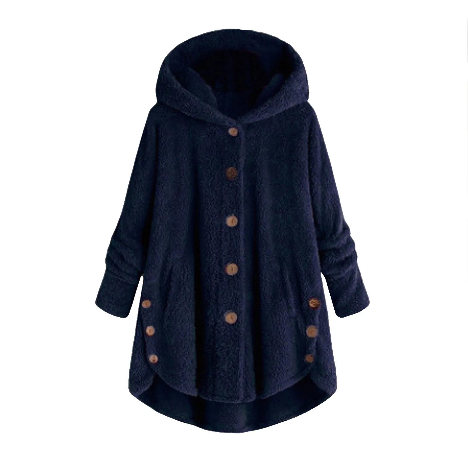 Plush Wool Blend Winter Coat