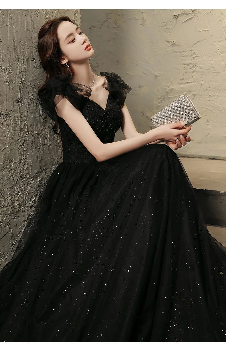 Elegant Backless Evening Prom Dress