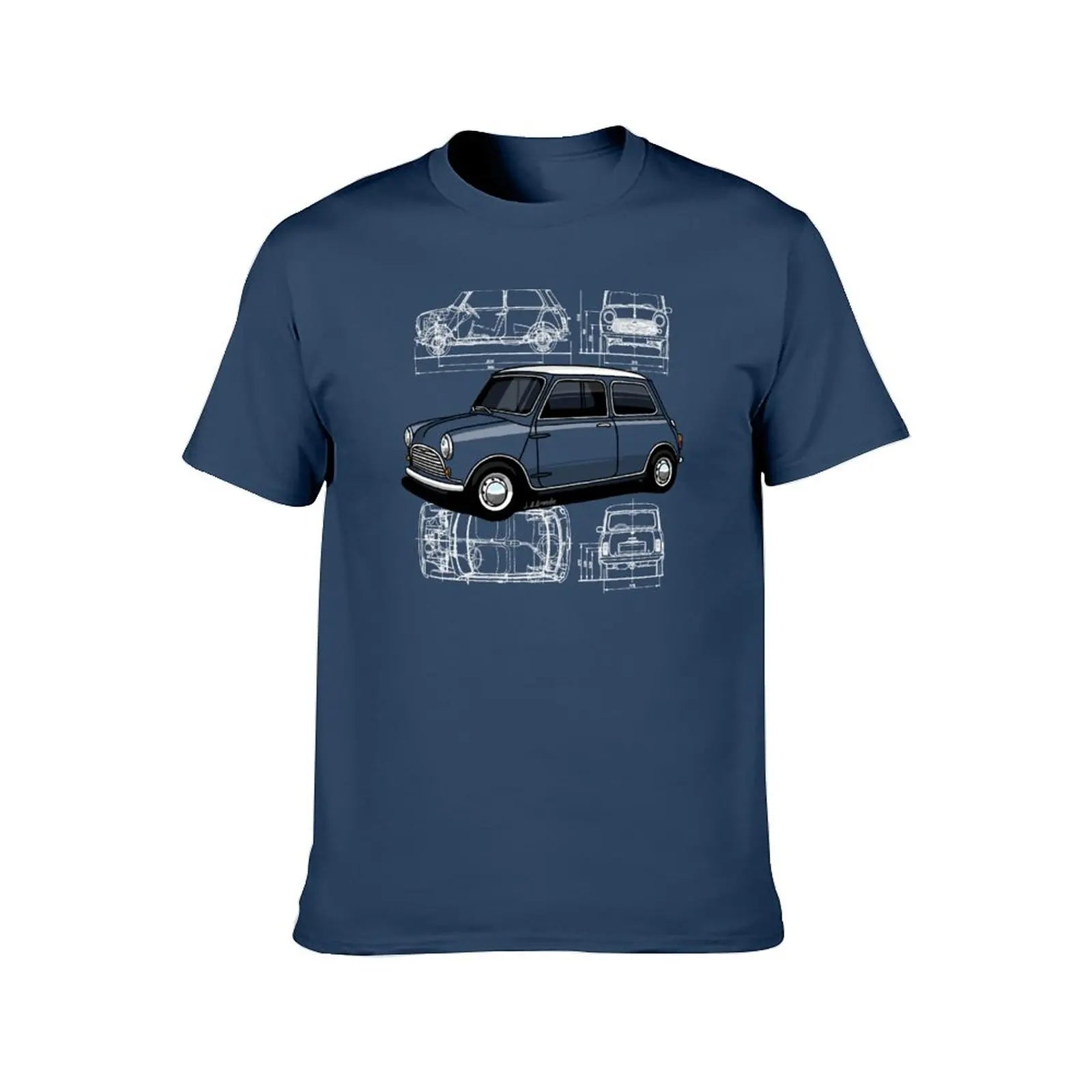 Vintage Rally Sketch Cotton Tee