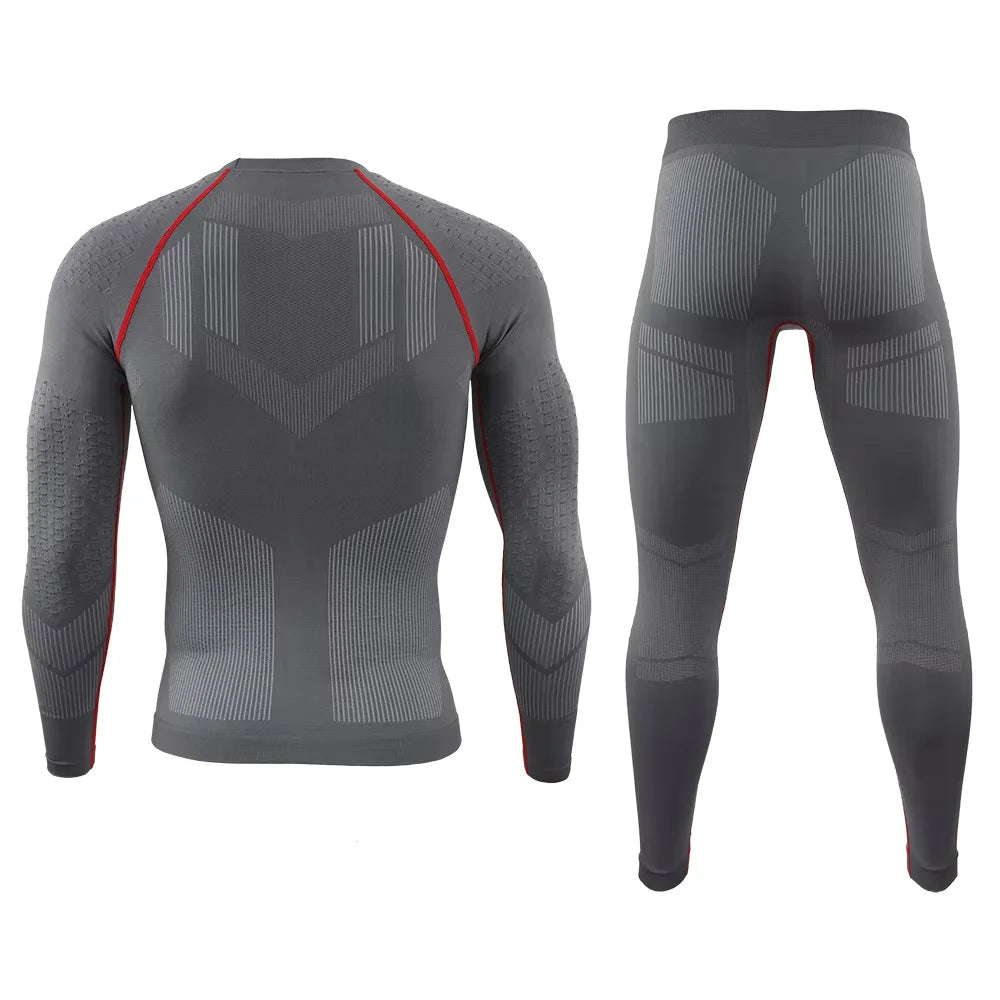 Men Sports Tactical Underwear Sets Fitness Running Tracksuits Breathable Quick Drying Clothing Sweatwicking Sports Clothing