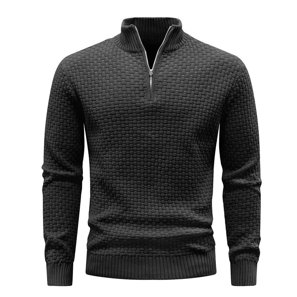 Quarter Zip Knit Pullover