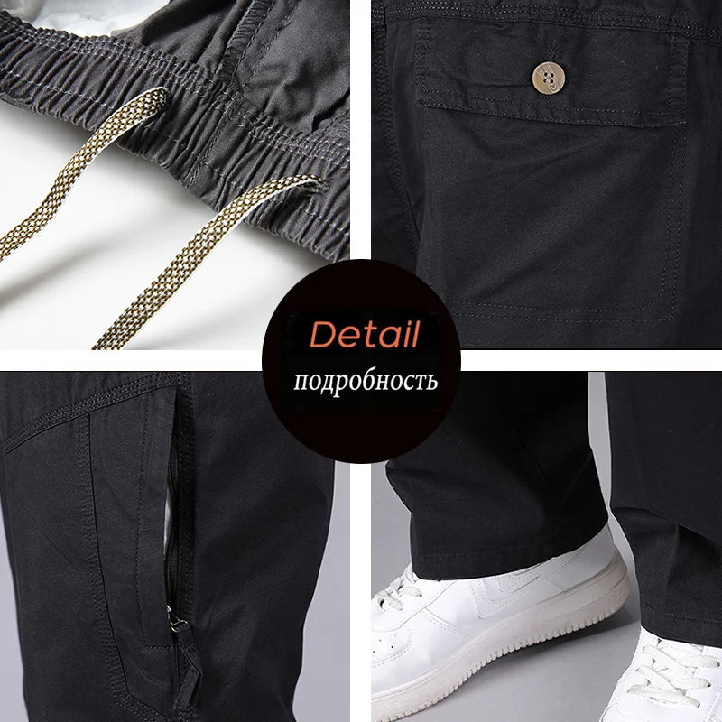 Large Size Casual Cargo Pants