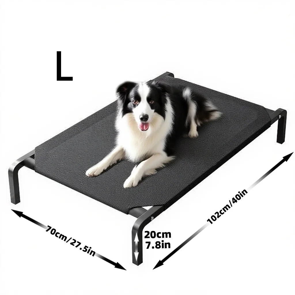 Elevated Dog Bed for All Seasons Moisture Proof Breathable Removable Washable Golden Retriever Pet Bed Pet Supplies