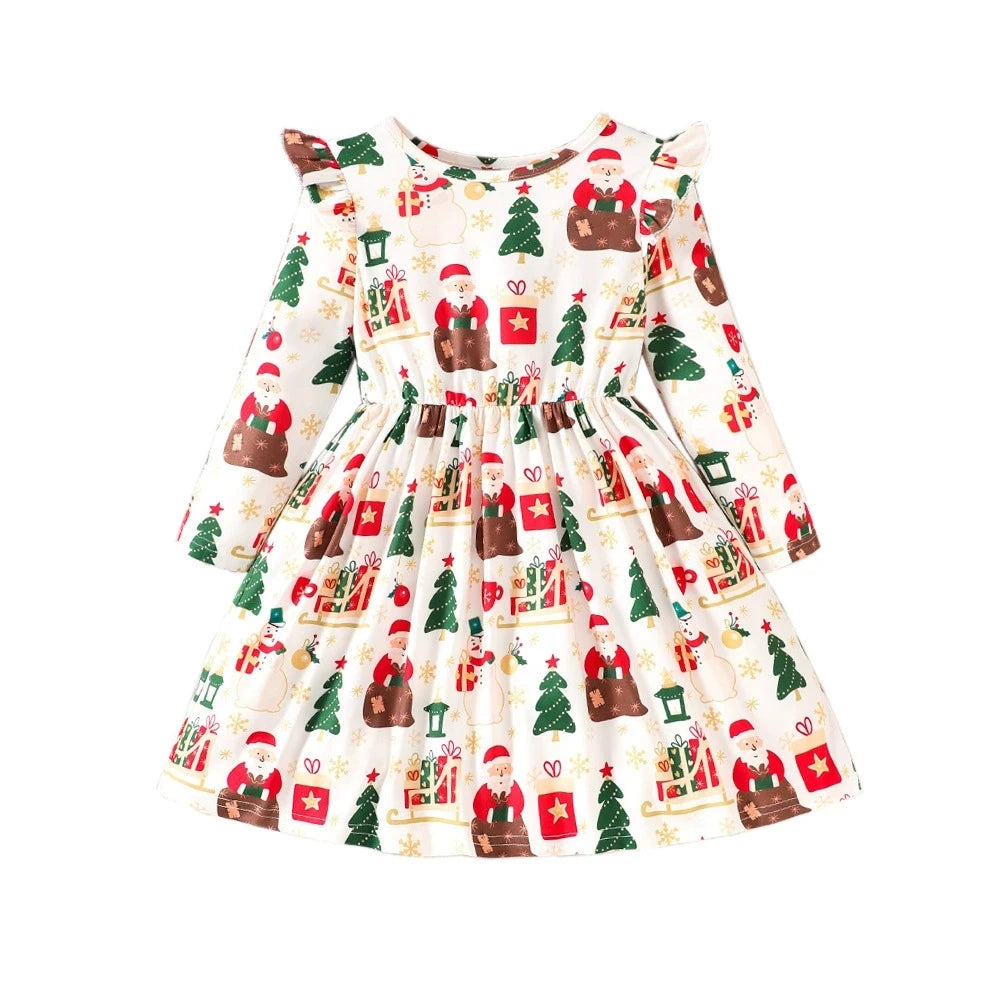 Winter Party Girls Dress Outfit