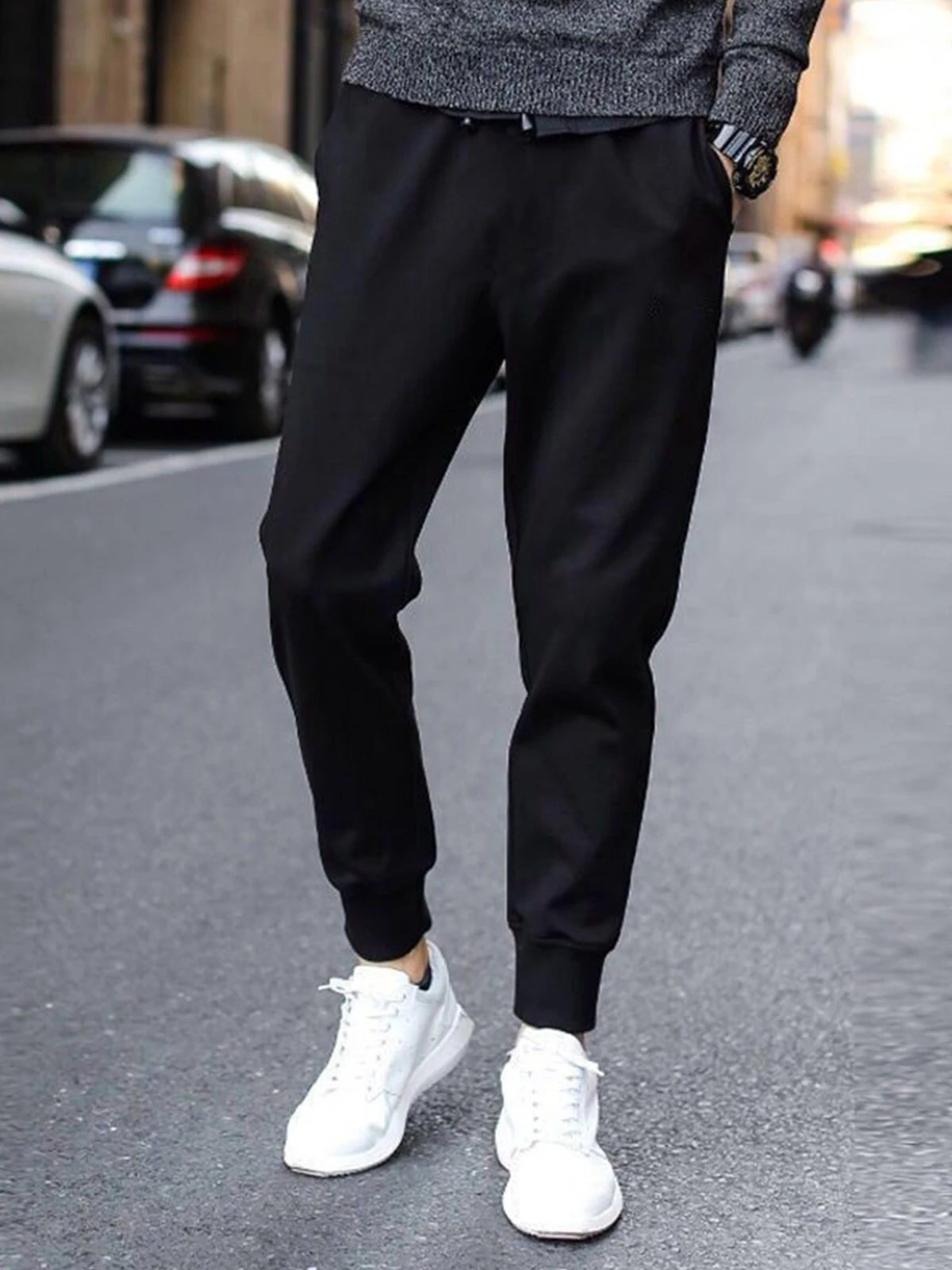 Black Men Sports Pants Running Trousers Workout Jogging Long Pants Gym Sport Joggers for Men Fitness Sweatpants Tracksuits
