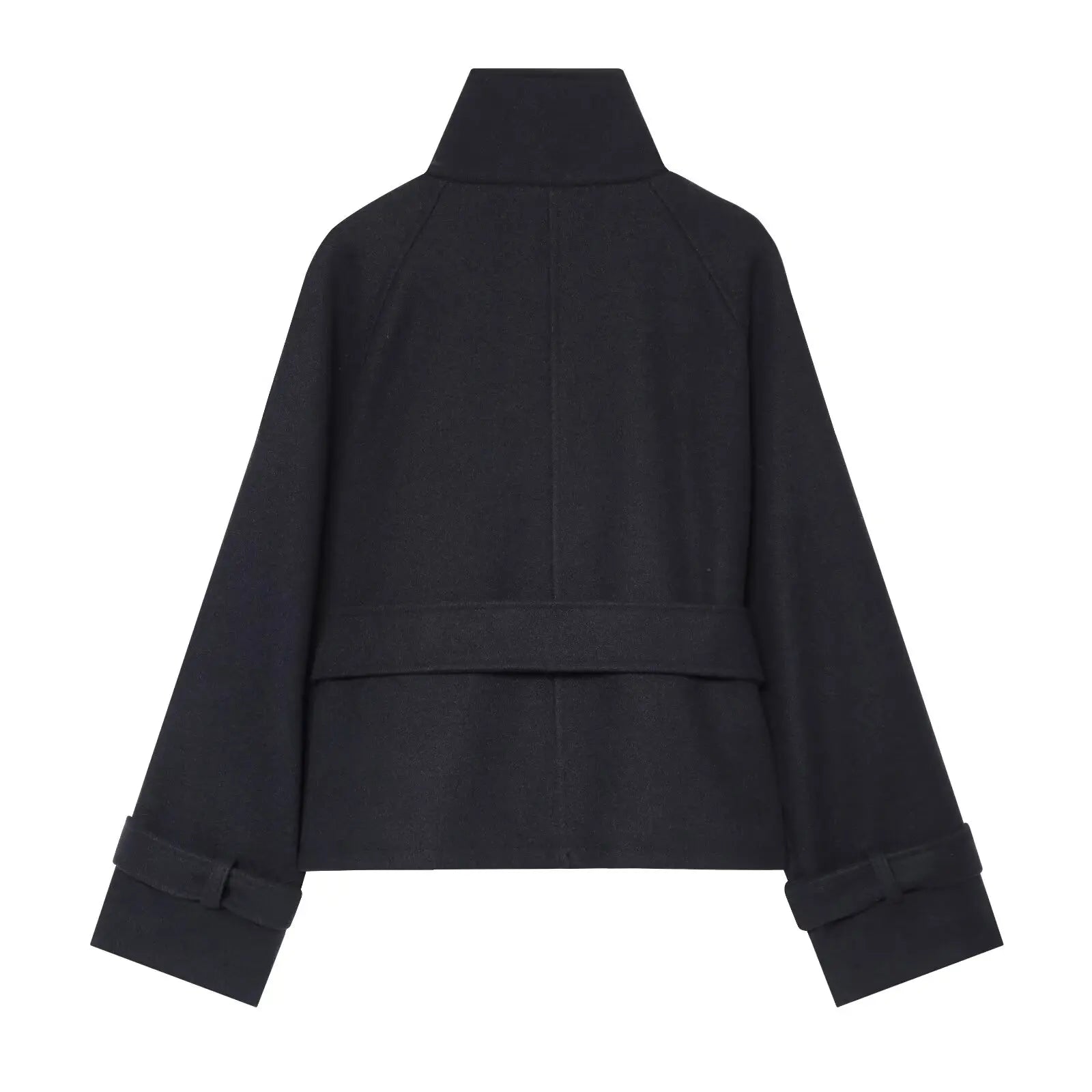 New Women's Jackets & Coats Autumn 2026 Fashion Loose Belt Elegant Turtleneck Warm Winter Jackets Women's Chic Youth Street Coat