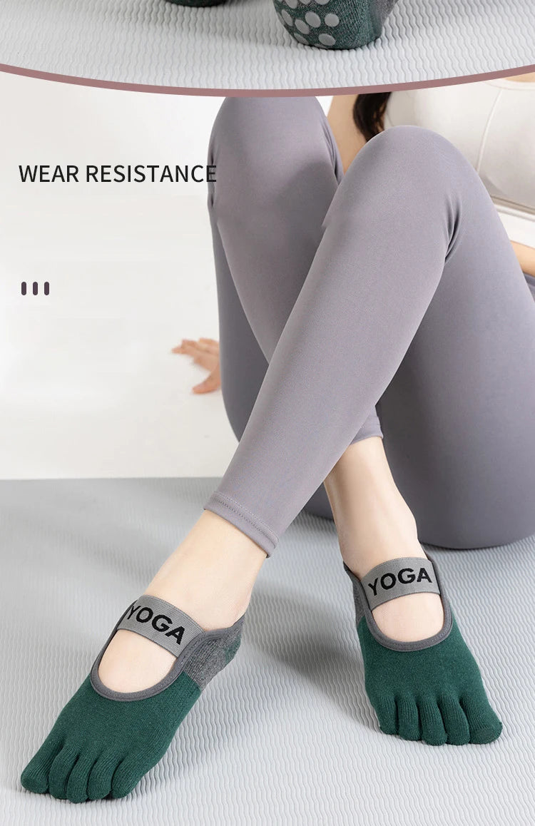 Grip Toe Yoga Socks Set