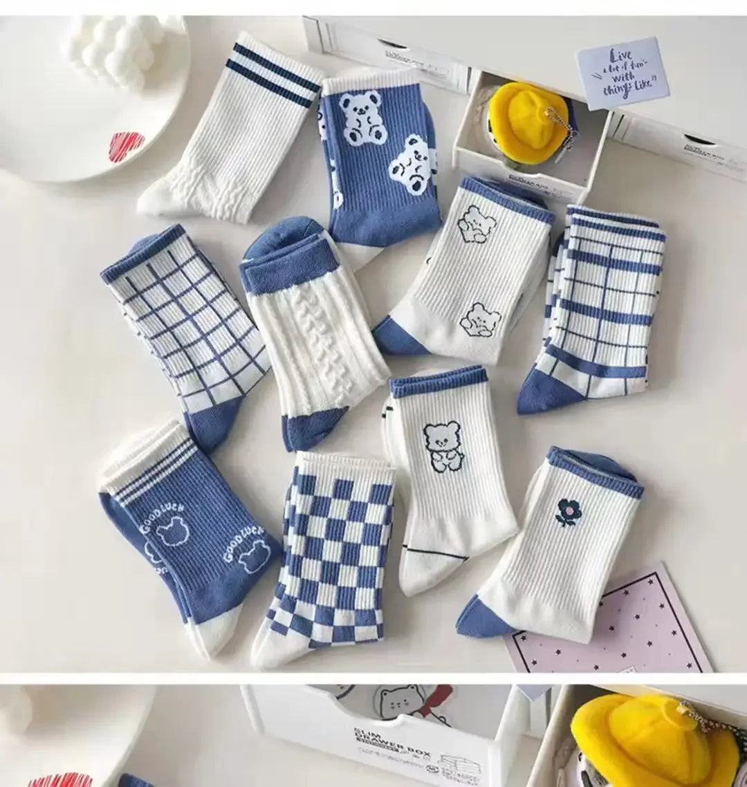 Striped Plaid Sport Socks
