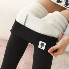 Push Up Warm Fleece Lined Thermal Slim Thicken High Waist Women Leggings Lambwool Pants Hip Lifting Pants Fitness Leggings