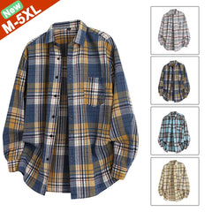 Plaid Casual Autumn Long Shirt