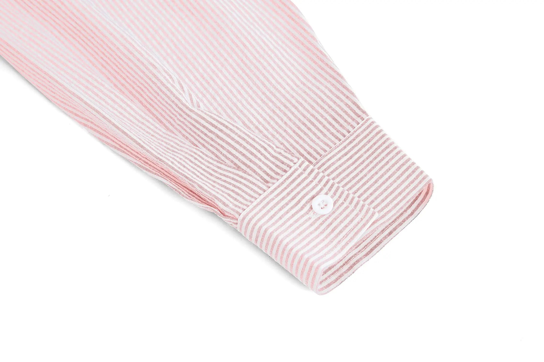 Striped Office Button Blouse