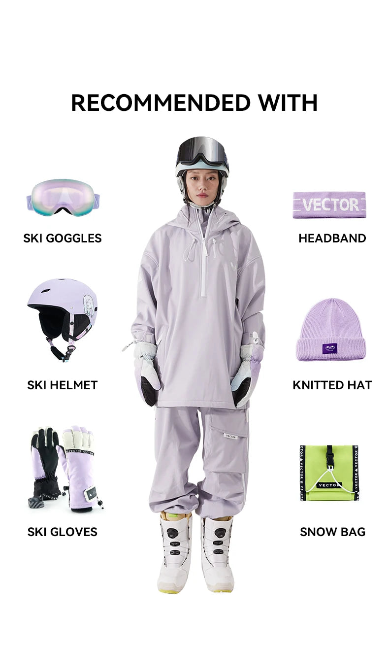 Waterproof Ski Jacket Pants Set