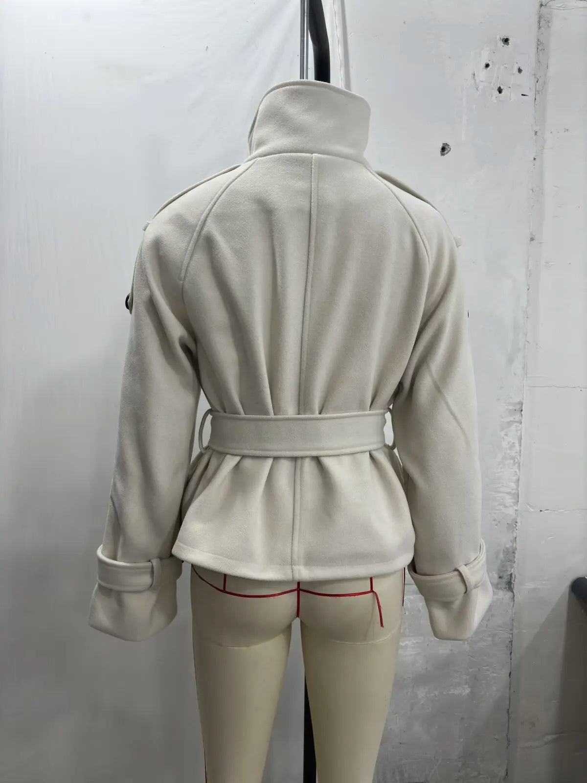 New Women's Jackets & Coats Autumn 2026 Fashion Loose Belt Elegant Turtleneck Warm Winter Jackets Women's Chic Youth Street Coat