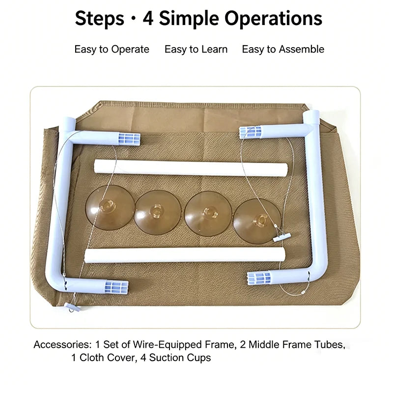 Suction Cup Window Hammock Bed