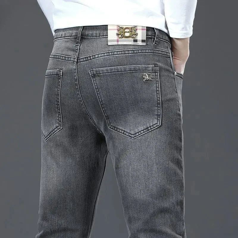 Slim Light Wash Denim Jeans