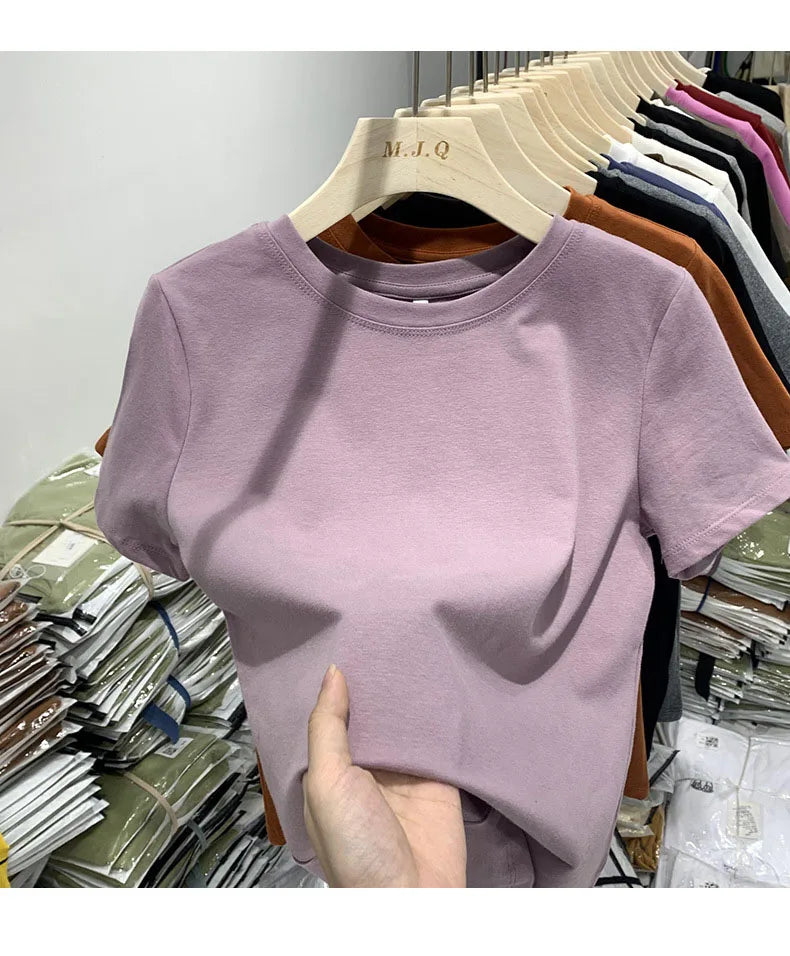 Modern Stretch Casual Summer Tee