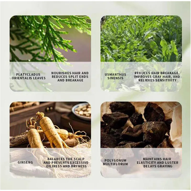 Arborvitae Leaf Shampoo Soap Handmade Natural Herbal Scalp Itching Relief Promote Hair Growth Prevent Hair Loss And DandruffSoap