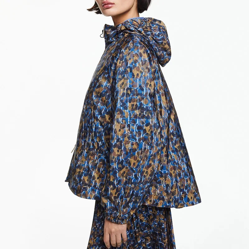Elegant Hooded Casual Autumn Coat