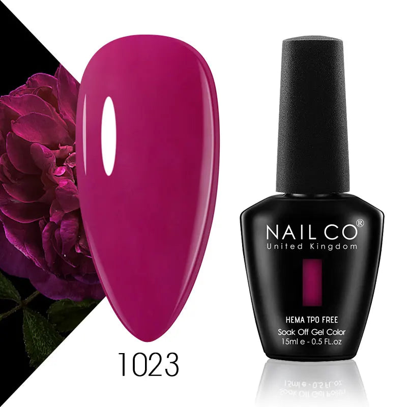 NAILCO 15ml Nail Gel Polish Semi Permanent UV Varnish Nails Art Gel Vernis Manicure TOP BASE Nails Products Supplies Equipment