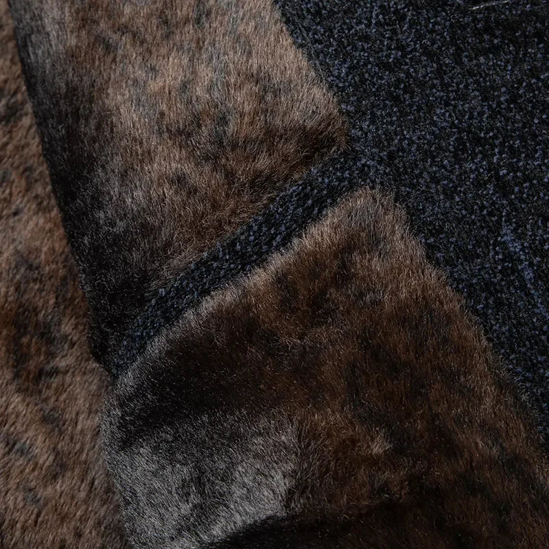 Modern Wool Blend Trench Coat