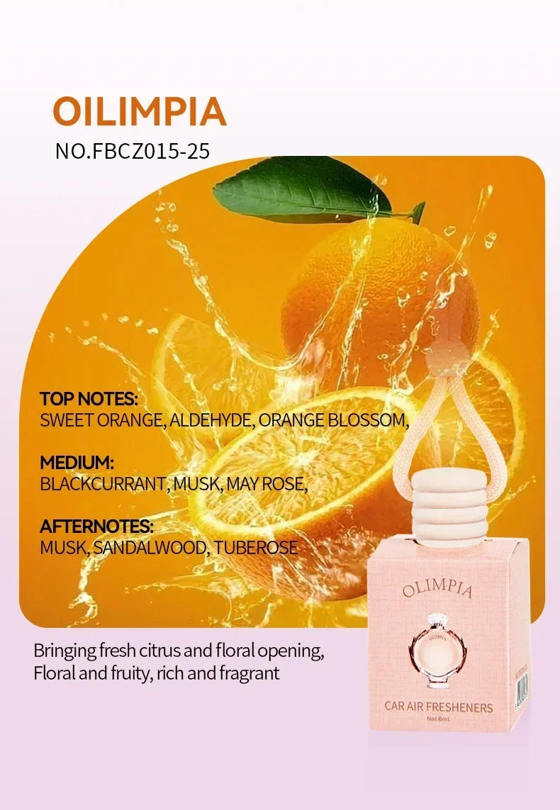 Perfume Bottle Car Perfume, Long-term Car Air Freshener, Car Perfume Used for Car Interior Accessories, Keep Charming and Fresh
