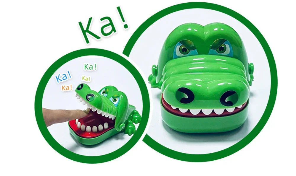 Crocodile Teeth Toys Alligator Biting Finger Dentist Classic Family Games Party Pranks Children's Lucky Game Decompression Toy