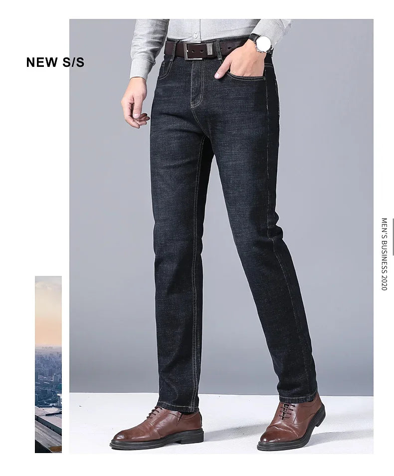 Slim Straight Business Denim