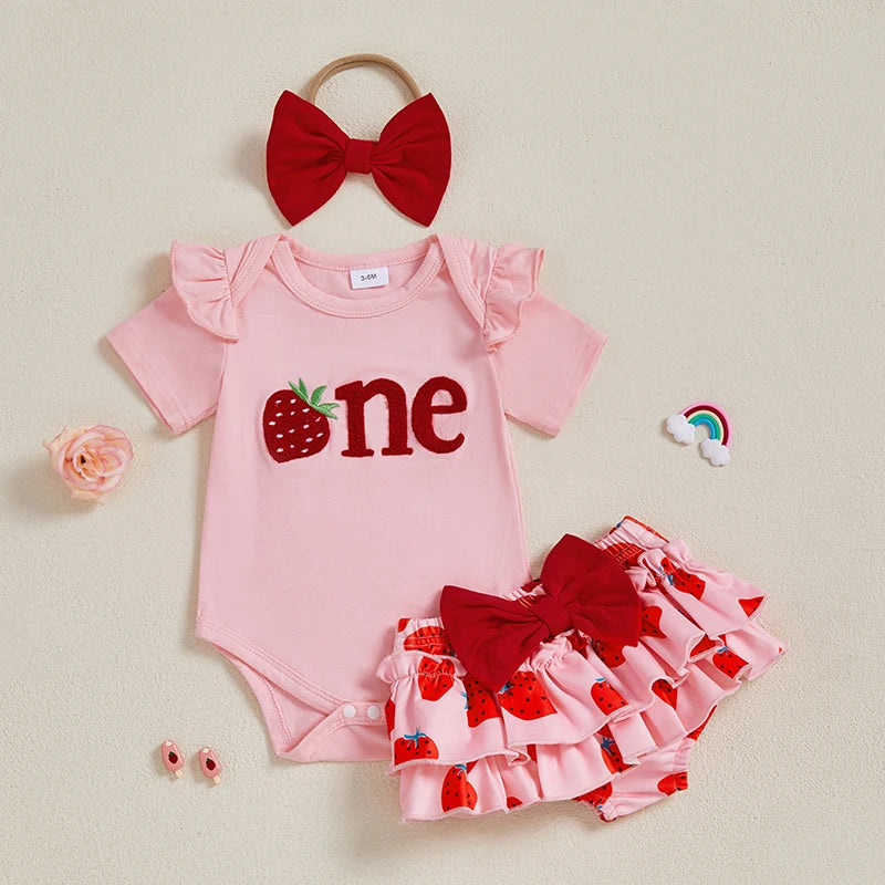 Floral Ruffle Toddler Summer Set
