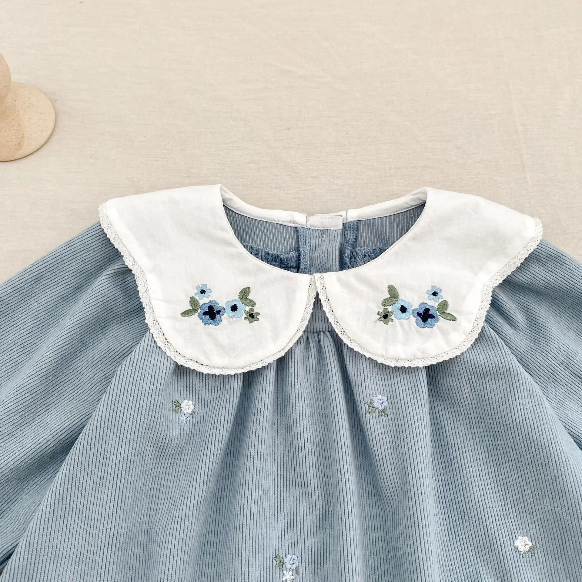 Floral Ruffle Baby Girl Romper