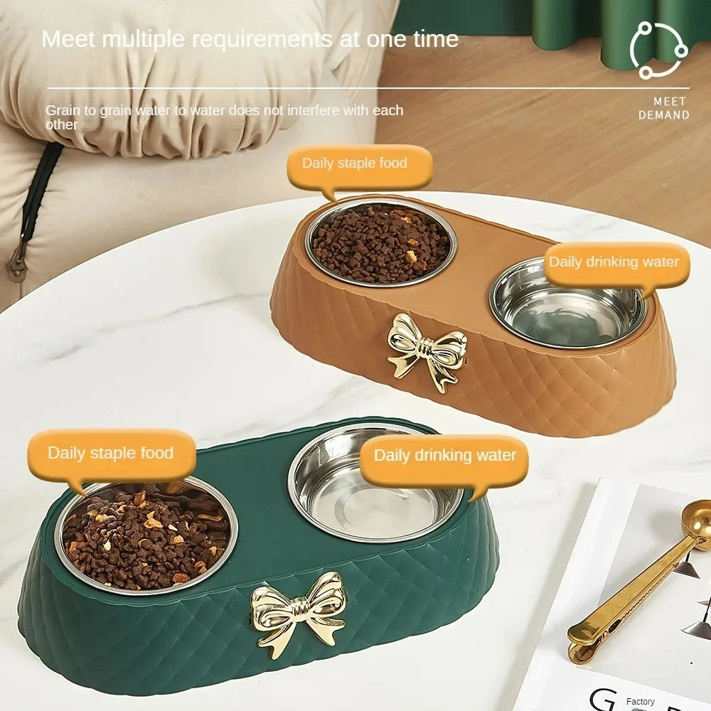 Bow-Tie Base Light Luxury Bowl