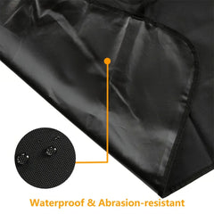 1pc Black Waterproof Pet Car Seat Cover Cushion Rear Seat Protection Pad for Dogs And Cats Safe Travel Accessories
