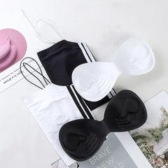 Beauty Back Ice Silk Bras Cloth Accessories For Women Vest Sexy Lingerie Cropped Brassieres Sports Bra