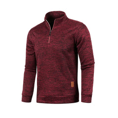Modern Half Zip Knit Sweatshirt