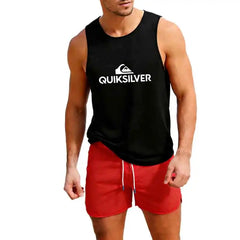 Gym Tank Top Running Sleeveless Shirt Fitness Workout Vest Men Basketball Jersey Training Bodybuilding Workout Stringer Singlets